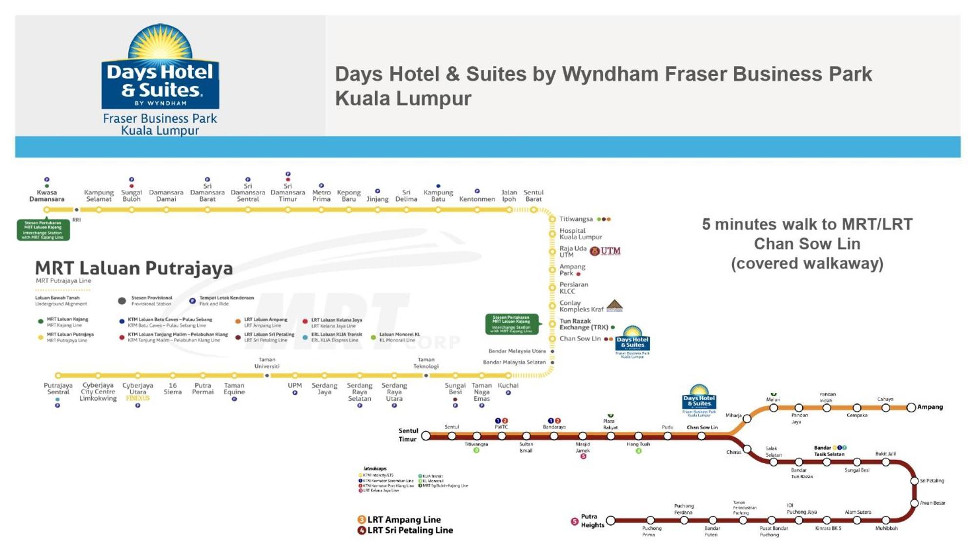 Days Hotel & Suites By Wyndham Kl - Chan Sow Lin Mrt Or Lrt Kuala Lumpur Eksteriør bilde